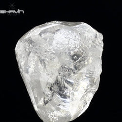 1.17 CT Rough Shape Natural Diamond White Color SI1 Clarity (6.15 MM)
