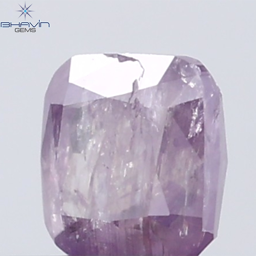 0.36 CT Radiant Diamond Natural Pink Color I3 Clarity (3.92 MM)