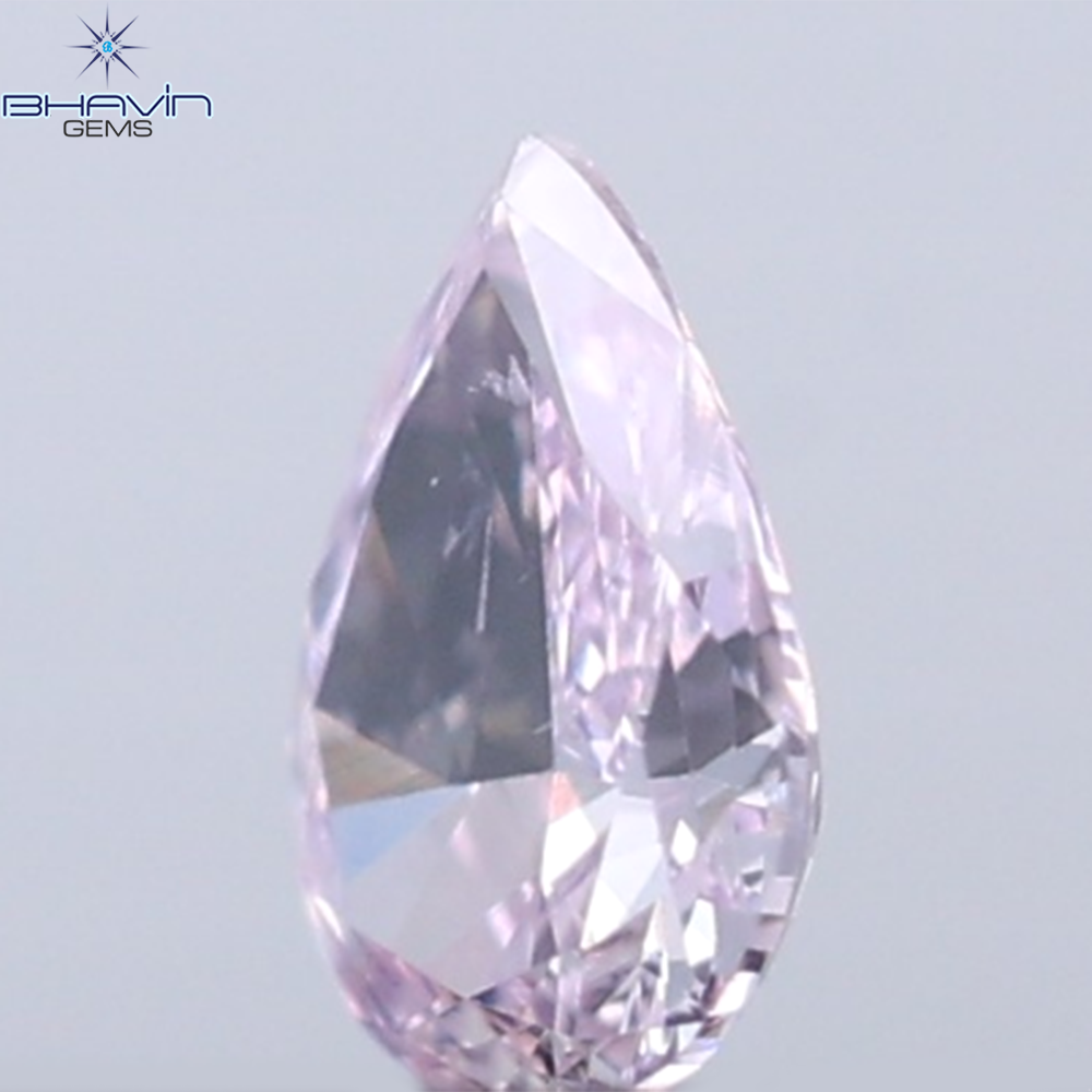 0.05 CT Pear Shape Natural Diamond Pink Color VS1 Clarity (3.10 MM)