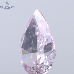 0.07 CT ペアシェイプ 天然ダイヤモンド ピンクカラー SI1 クラリティ (3.52 MM)