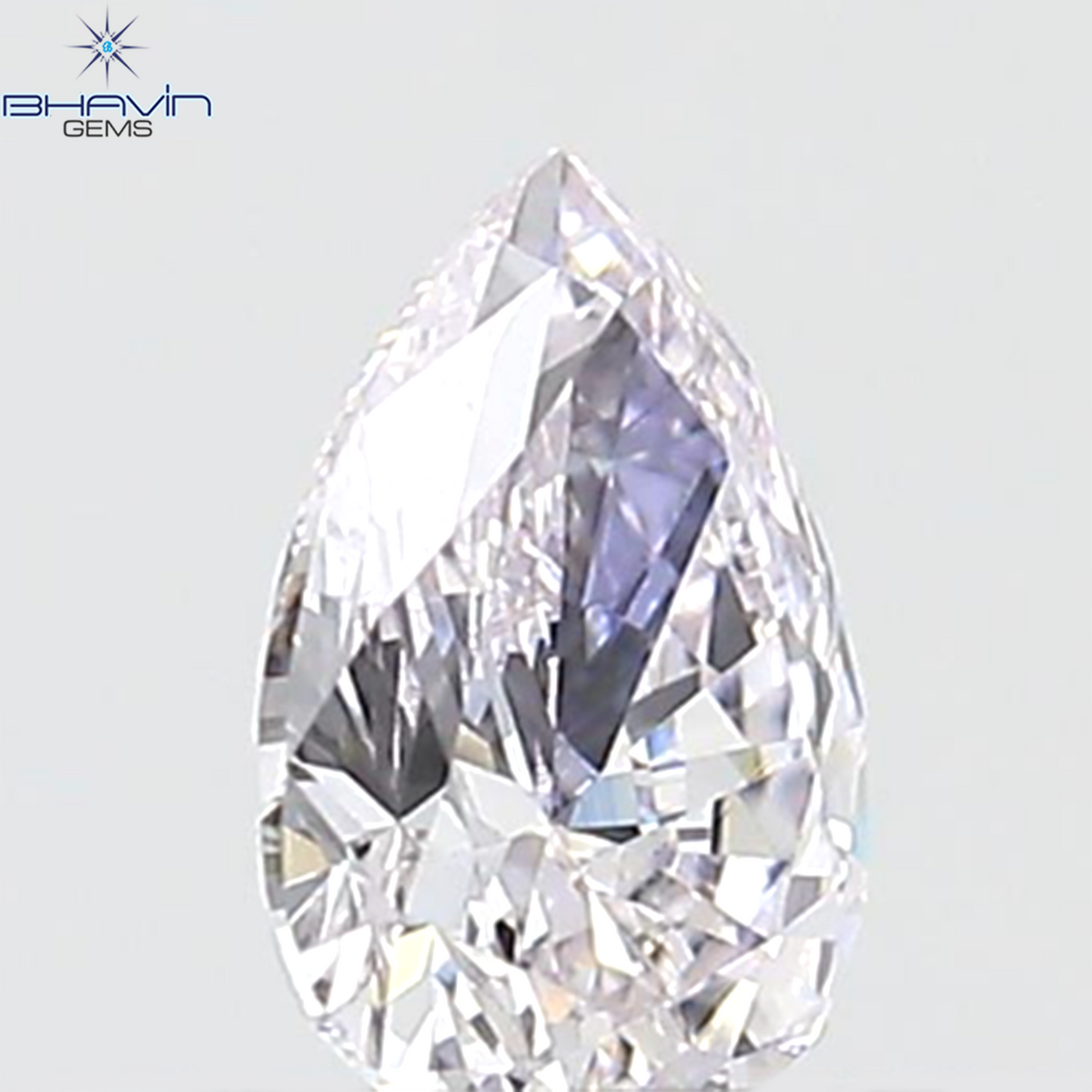 GIA Certified 0.27 CT  Natural Pear Pink Diamond VS2 Clarity (5.48 MM)