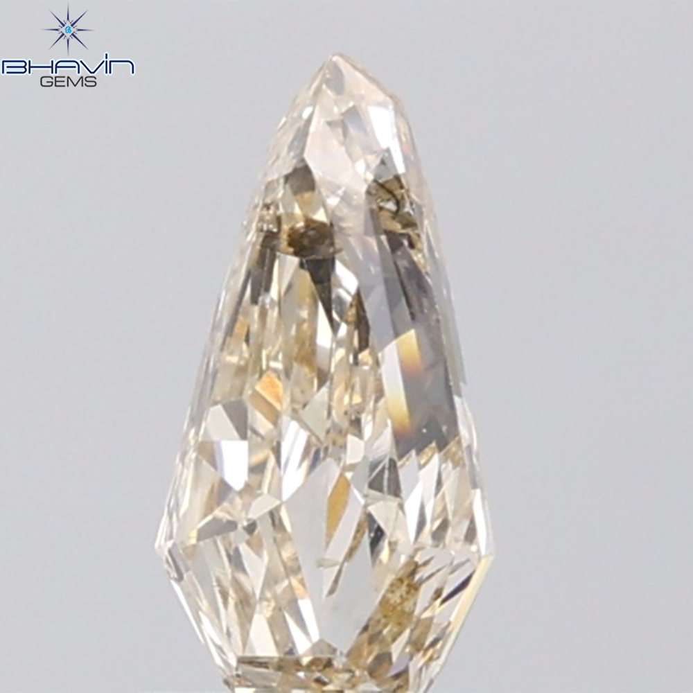 1.01 CT Shield Natural Brown Diamond SI2 Clarity (8.82 MM)