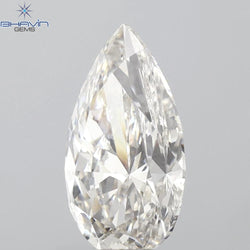 GIA Certified 2.01 CT Pear Diamond White (I) Color Natural Diamond (11.30 MM)