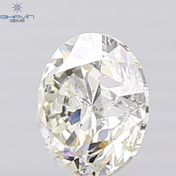 1.00 CT Rough Shape Natural Diamond White Color I1 Clarity (6.30 MM)