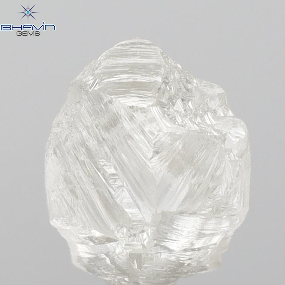 0.90 CT ラフ シェイプ ナチュラル ダイヤモンド ホワイト カラー VS1 クラリティ (5.95 MM)
