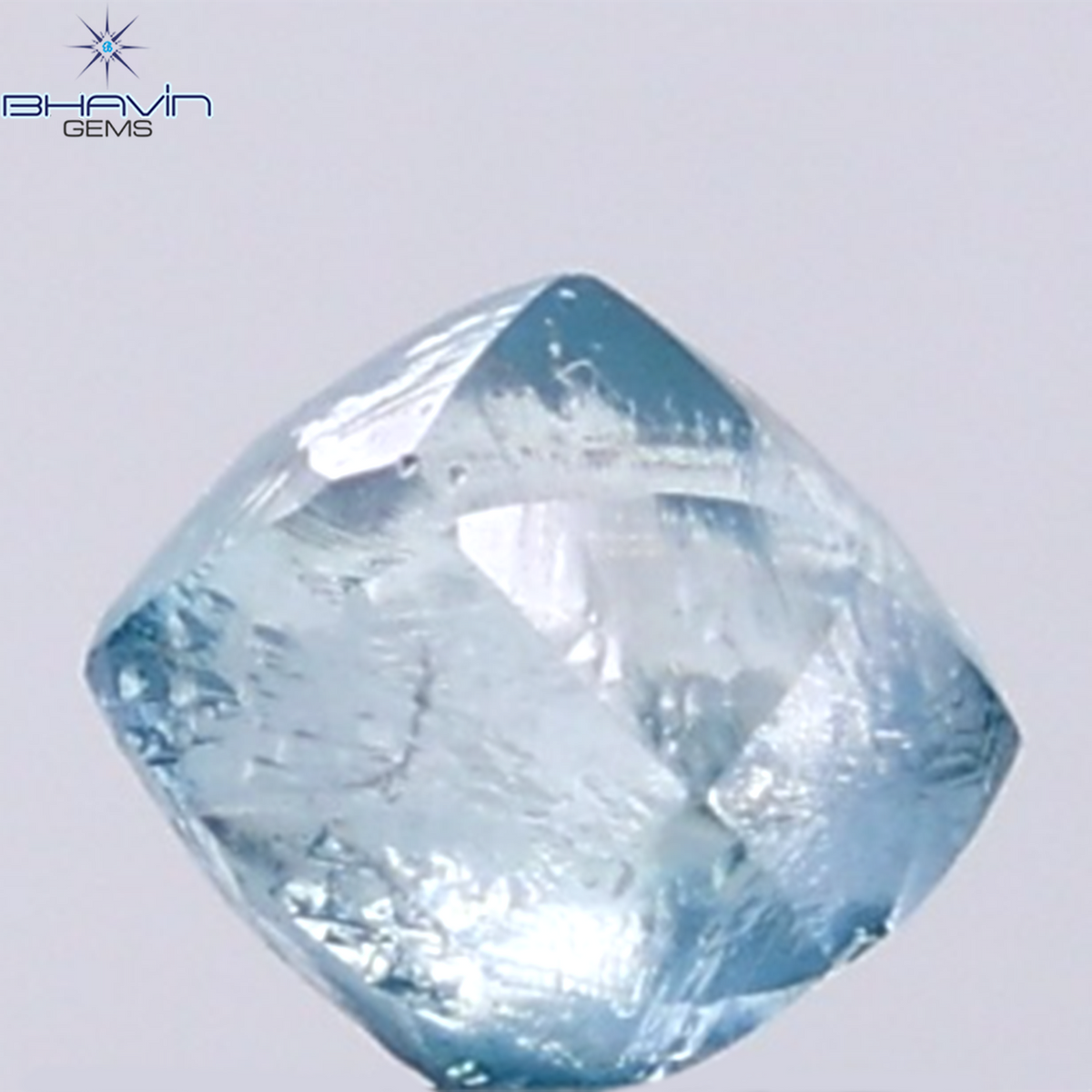 0.49 CT ラフシェイプ ナチュラル ダイヤモンド ピンク色 I3 クラリティ (4.90 MM)