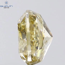 1.02 CT Cushion Shape Natural Diamond Orange Color I2 Clarity (5.73 MM)
