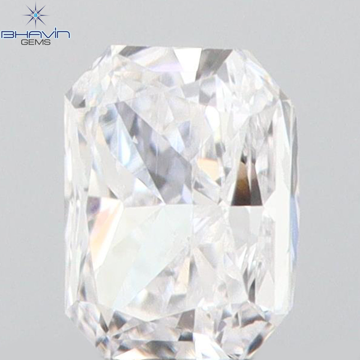 0.08 CT ラディアント シェイプ ナチュラル ダイヤモンド ピンク色 SI2 クラリティ (2.38 MM)