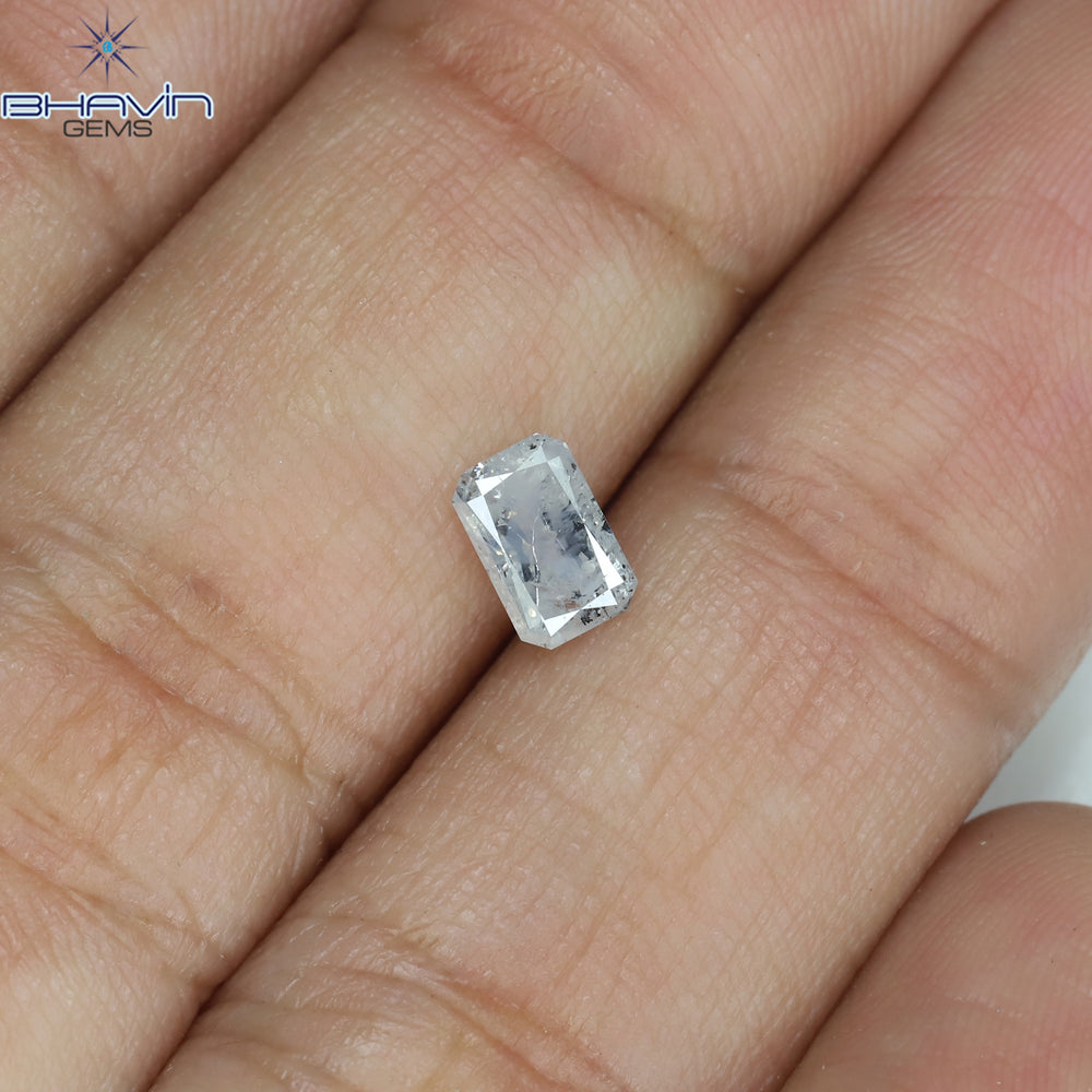 0.53 CT Radiant Shape Natural Diamond White Color I3 Clarity (5.74 MM)