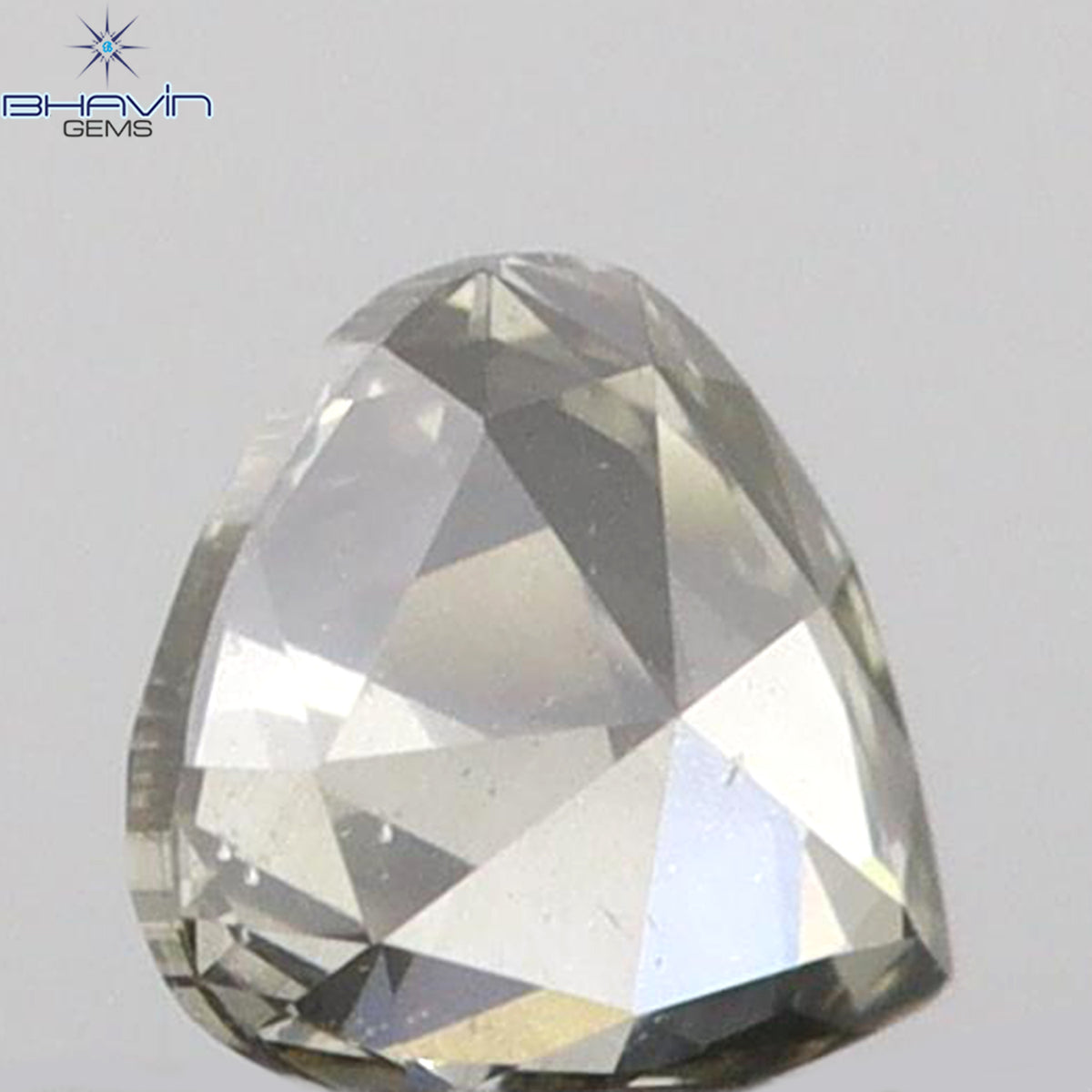 0.10 CT Heart Shape Natural Diamond Grey Color VS1 Clarity (3.13 MM)