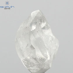 2.53 CT Rough Shape Natural Loose Diamond White (M) Color VS2 Clarity (9.15 MM)