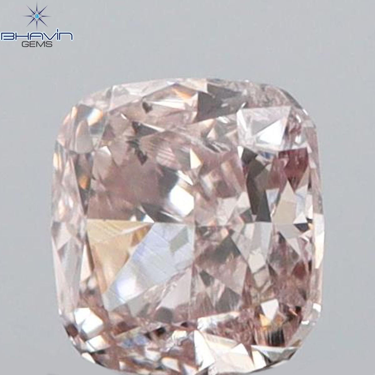 0.05 CT クッションシェイプ 天然ダイヤモンド ピンクカラー VS2 クラリティ (2.28 MM)