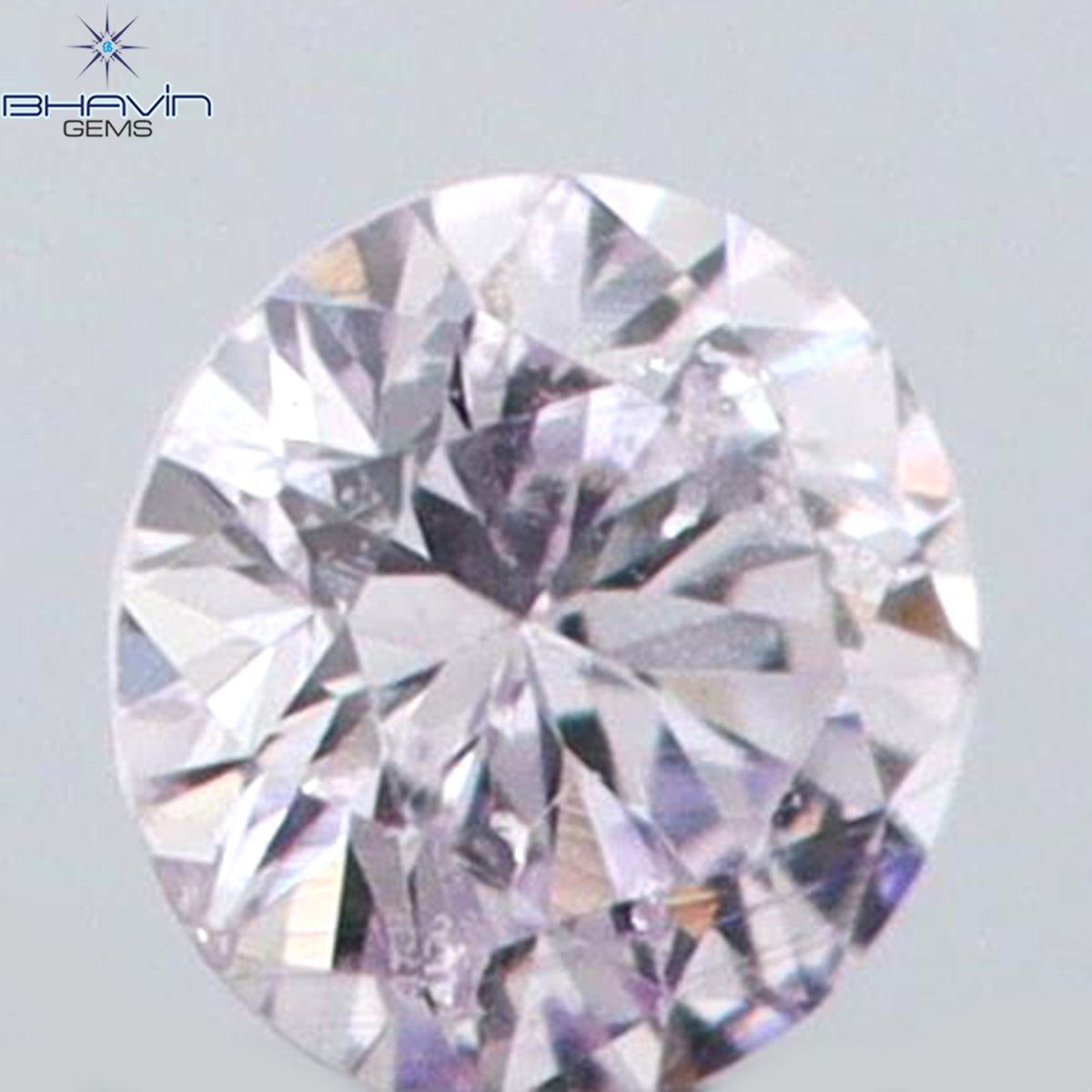 0.02 CT ラウンドシェイプ 天然ダイヤモンド ピンク（アーガイル）カラー SI2 クラリティ（1.57 MM）