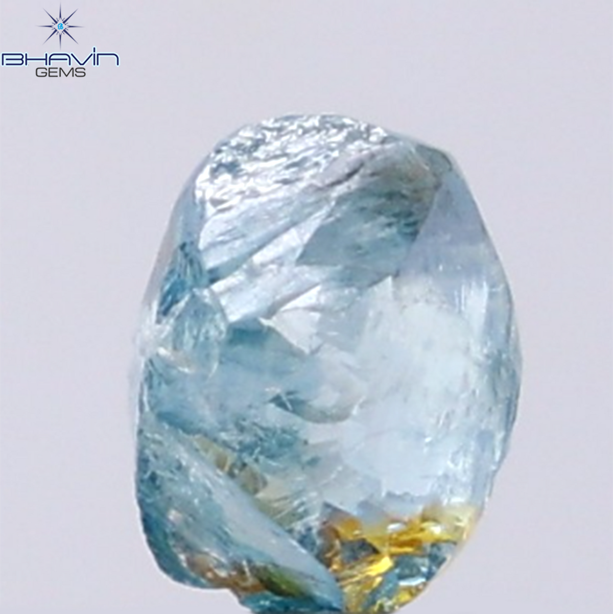 0.49 CT ラフシェイプ ナチュラル ダイヤモンド ピンク色 I3 クラリティ (4.90 MM)