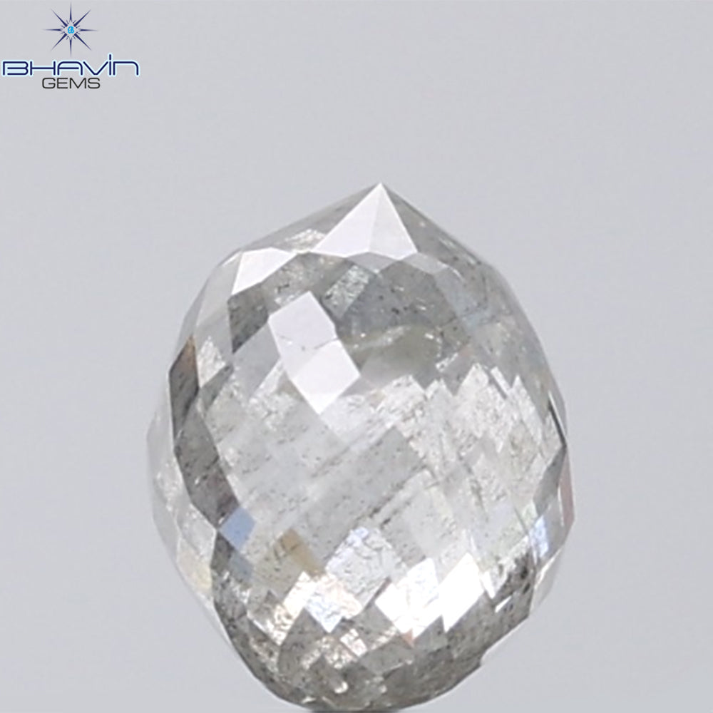 1.41 CT Briolette Shape Natural Diamond White Color I2 Clarity