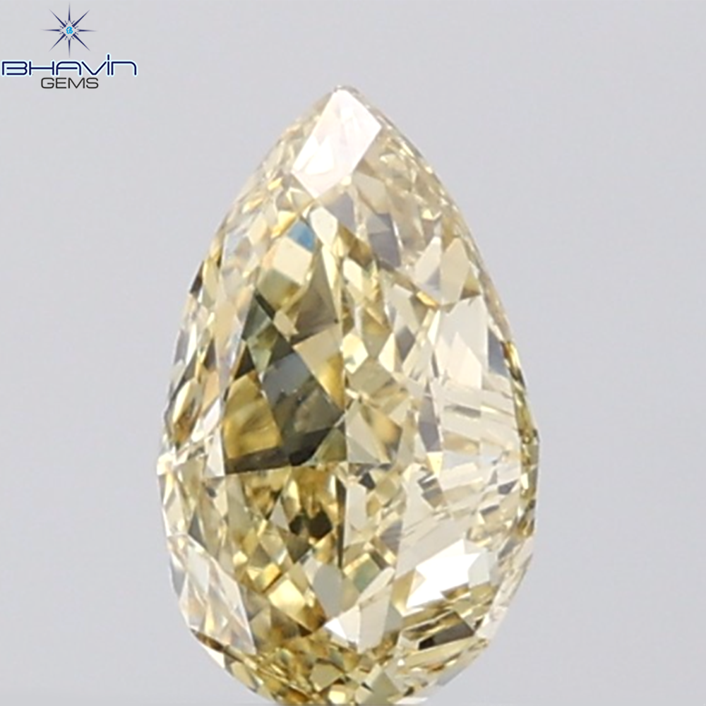 GIA認定 1.27 CT クッションダイヤモンド イエローカラー 天然ダイヤモンド VS1 クラリティ (5.97 MM)