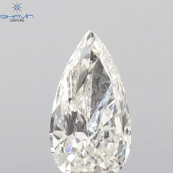 0.27 CT Pear Diamond Enhanced White Color VS1 Clarity (5.82 MM)