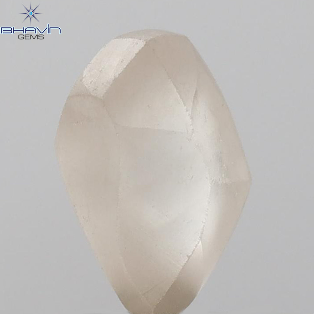 0.90 CT ラフ シェイプ ナチュラル ダイヤモンド ホワイト カラー VS1 クラリティ (5.95 MM)