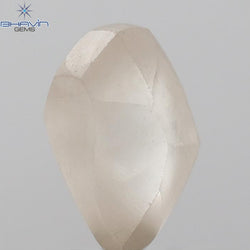 0.90 CT ラフ シェイプ ナチュラル ダイヤモンド ホワイト カラー VS1 クラリティ (5.95 MM)