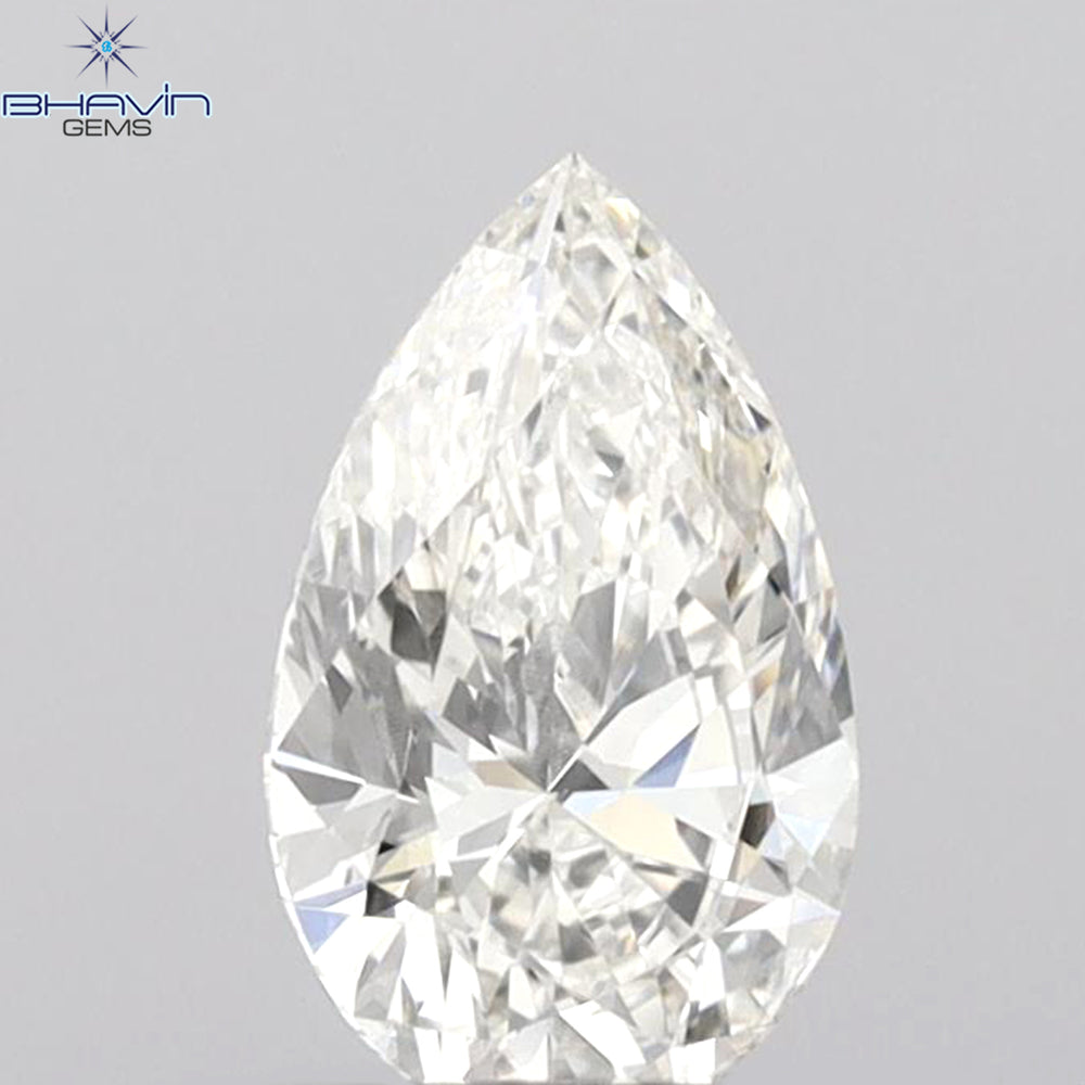 1.02 CT Pear Shape Natural Diamond White Color SI Clarity (8.95 MM)