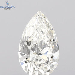 1.02 CT Pear Shape Natural Diamond White Color SI Clarity (8.95 MM)