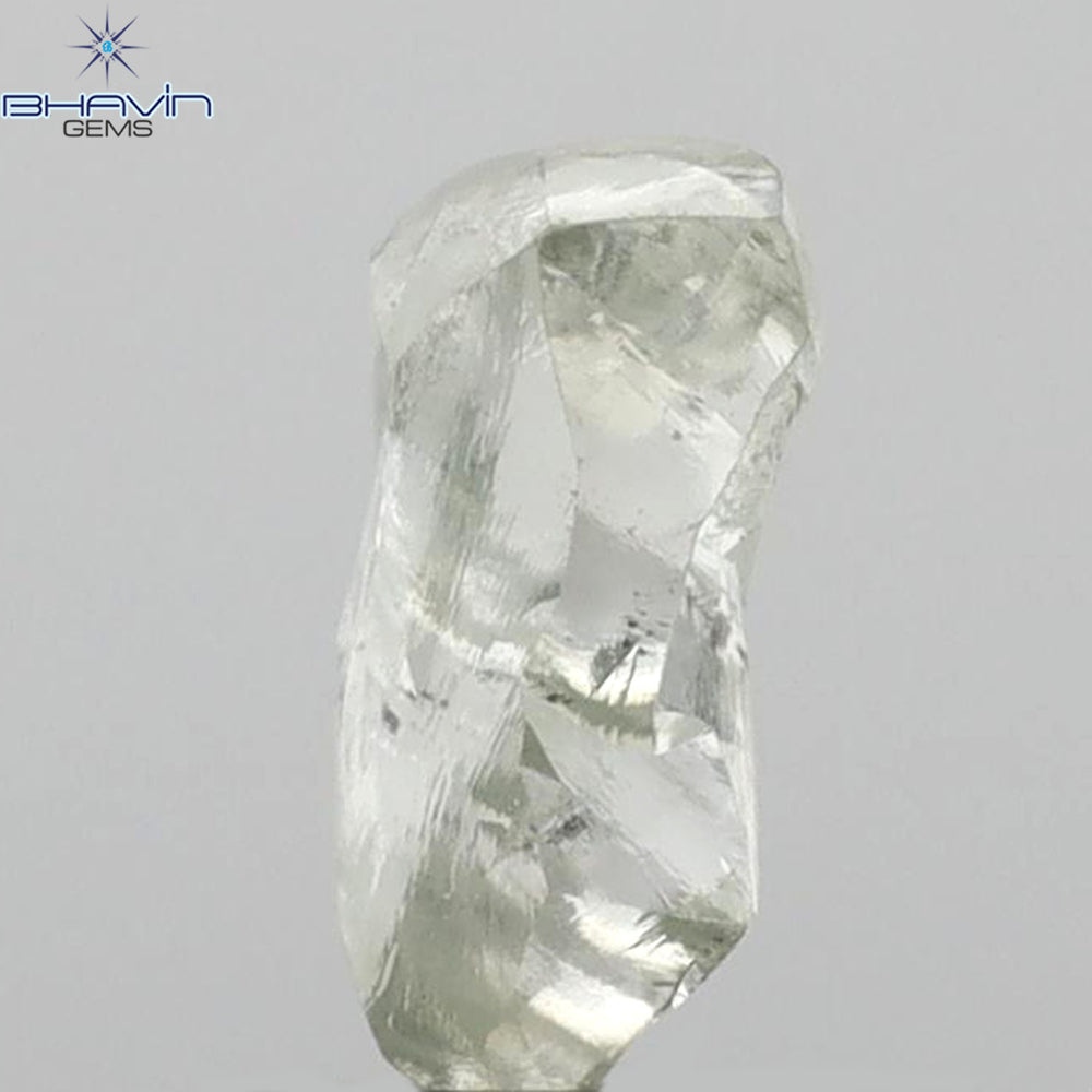 1.85 CT Rough Shape Natural Loose Diamond White (M) Color SI2 Clarity (8.96 MM)