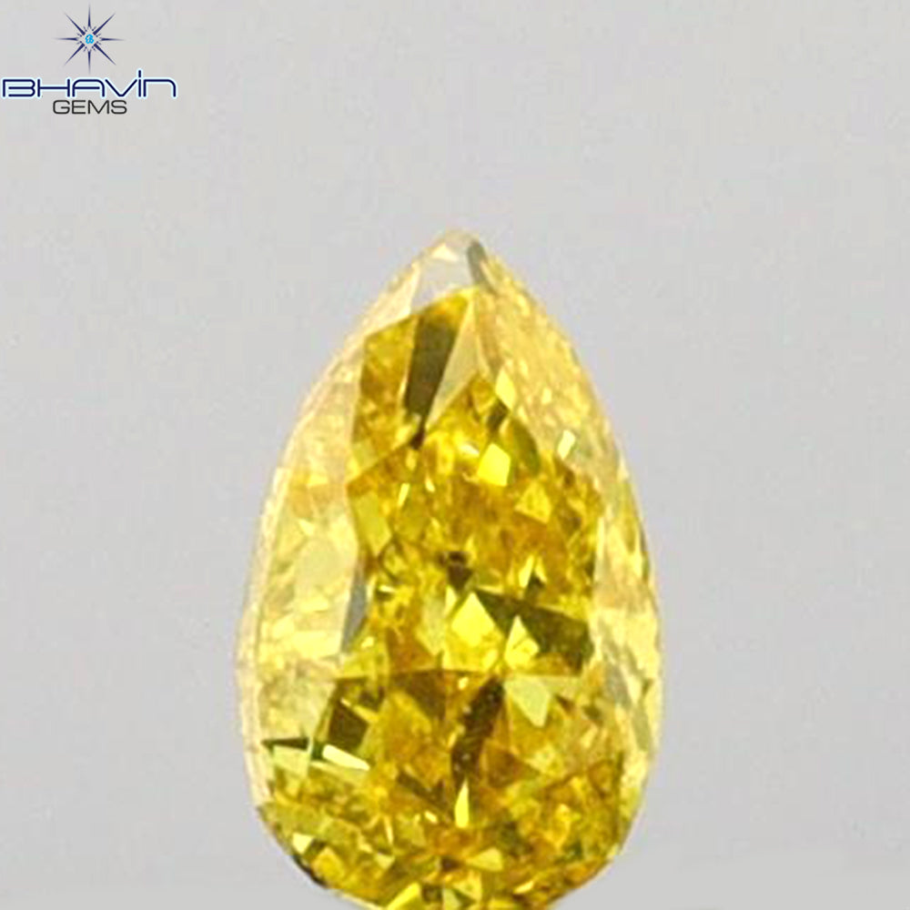 0.16 CT Cushion Shape Natural Loose Diamond Yellow Color VS2 Clarity (2.90 MM)