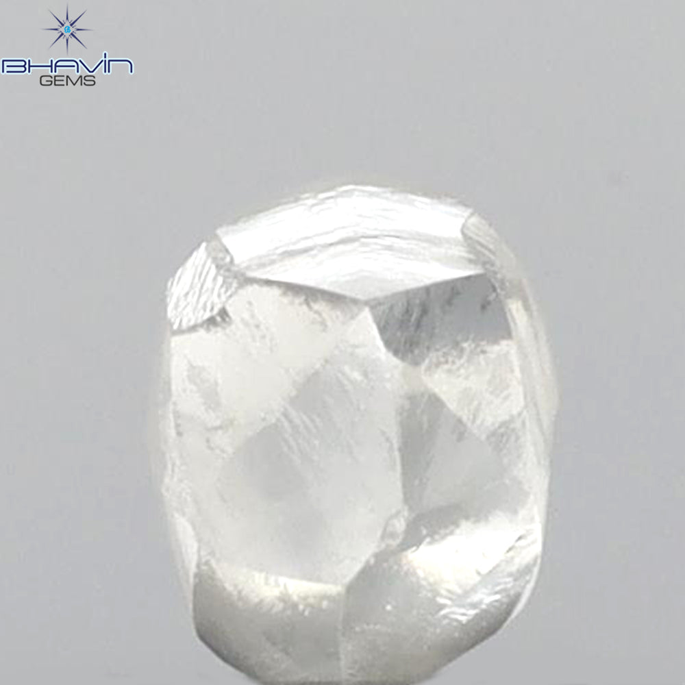 0.47 CT Rough Shape Natural Diamond White Color VS2 Clarity (3.91 MM)