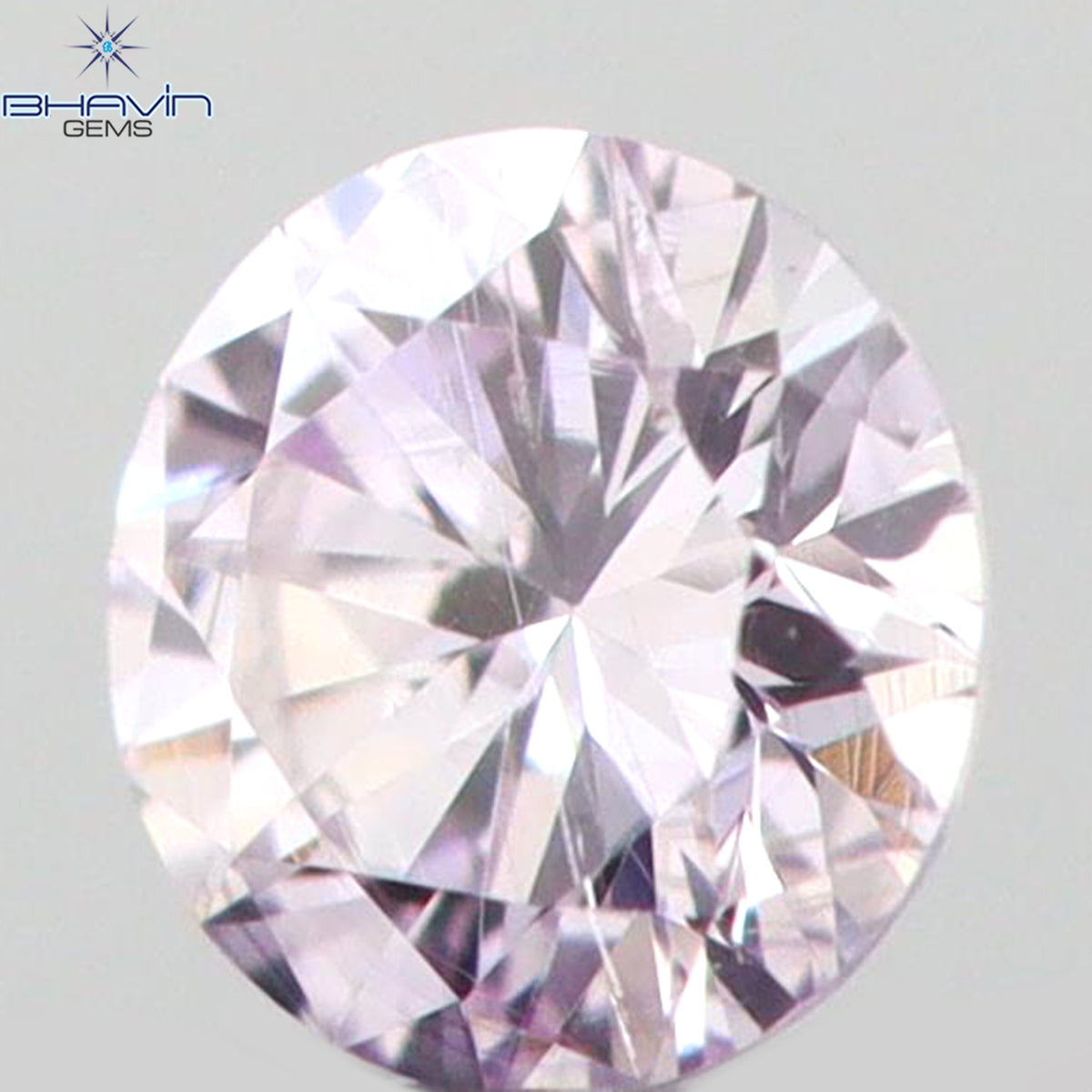 0.05 CT Natural Round Diamond Pink Color Clarity VS2 (2.43 MM)