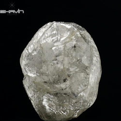 2.41 CT Rough Shape Natural Diamond Salt And Pepper Color I3 Clarity (7.84 MM)