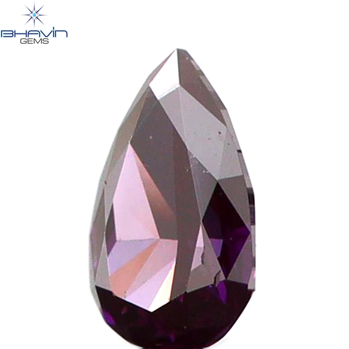 0.07 CT Natural Pear Diamond Enhanced Pink Color Clarity VS1 (3.12 MM)