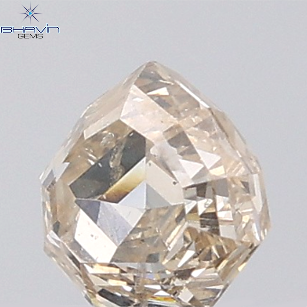 0.92 CT Shield Natural Brown Diamond SI2 Clarity (5.66 MM)