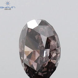 0.15 CT Oval Shape Natural Diamond Pink Color VS2 Clarity (3.86 MM)