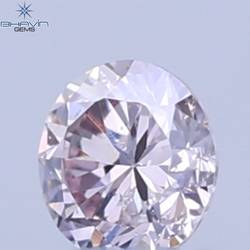 0.03 CT Natural Round Diamond Pink Color Clarity SI (1.90 MM)