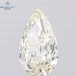 0.52 CT Pear Shape White Diamond VS2 Clarity (7.15 MM)