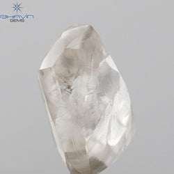 2.66 CT CT Rough Shape Natural Diamond Brown Color SI1 Clarity (9.17 MM)