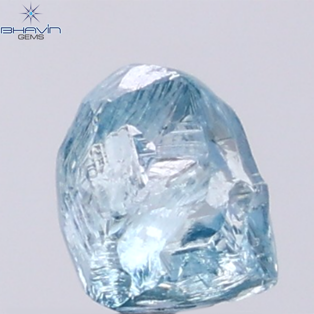 0.49 CT ラフシェイプ ナチュラル ダイヤモンド ピンク色 I3 クラリティ (4.90 MM)