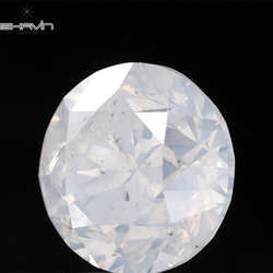 1.00 CT Round Cut Natural Diamond White Color I2 Clarity