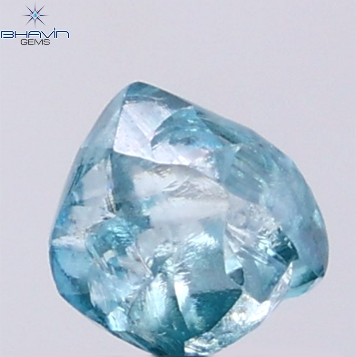 0.49 CT ラフシェイプ ナチュラル ダイヤモンド ピンク色 I3 クラリティ (4.90 MM)