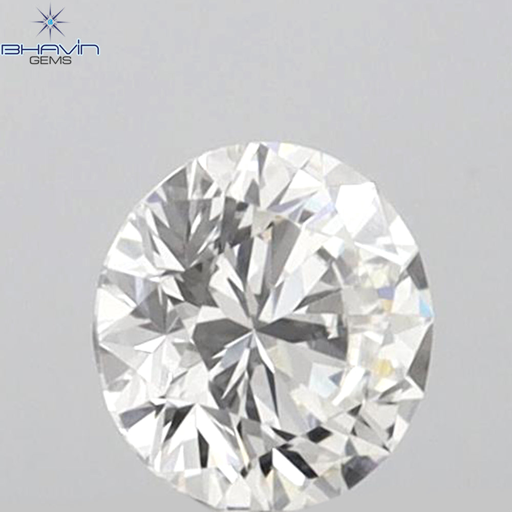 0.25 CT Round Diamond Enhanced White (D) Color VVS1 Clarity (4.06 MM)