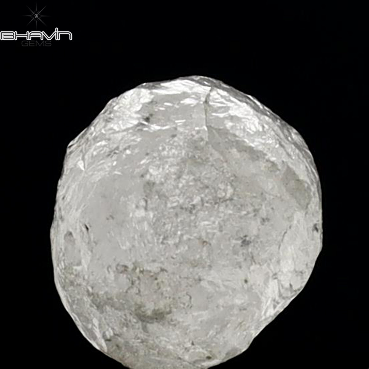 2.68 CT Natural Rough Diamond White Color Clarity I3 (6.98 MM)