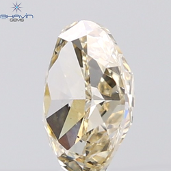 1.10 CT Oval Diamond Natural Brown Color SI1 Clarity (7.27 MM)