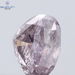 0.23 CT Heart Diamond Natural Pink Color I3 Clarity (4.07 MM)