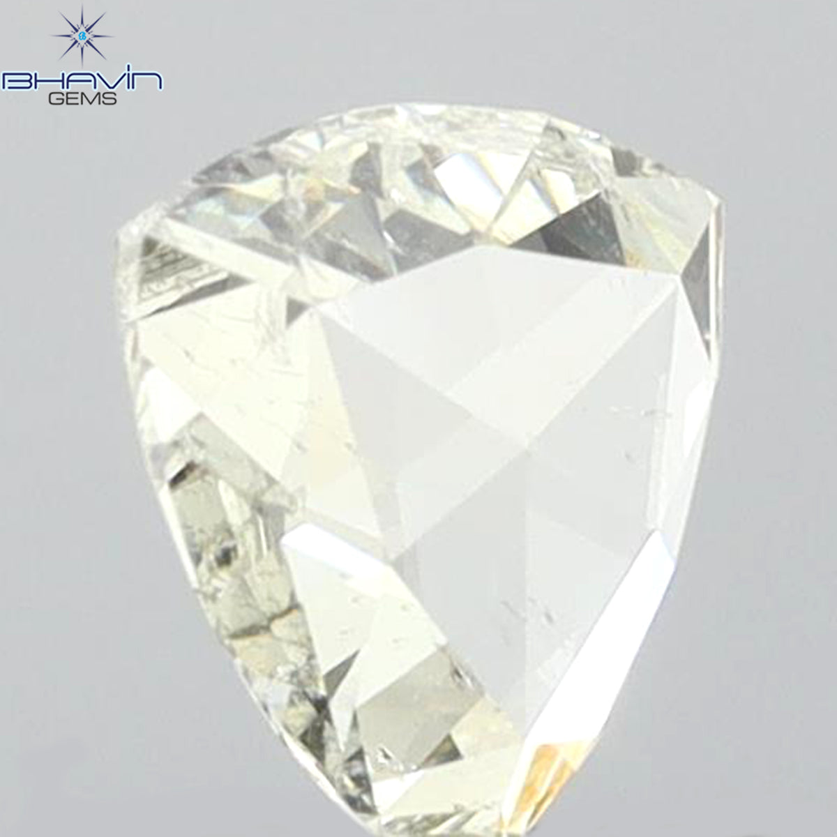 0.35 CT Natural Triangle Diamond White Color Clarity SI1 (6.05 MM)