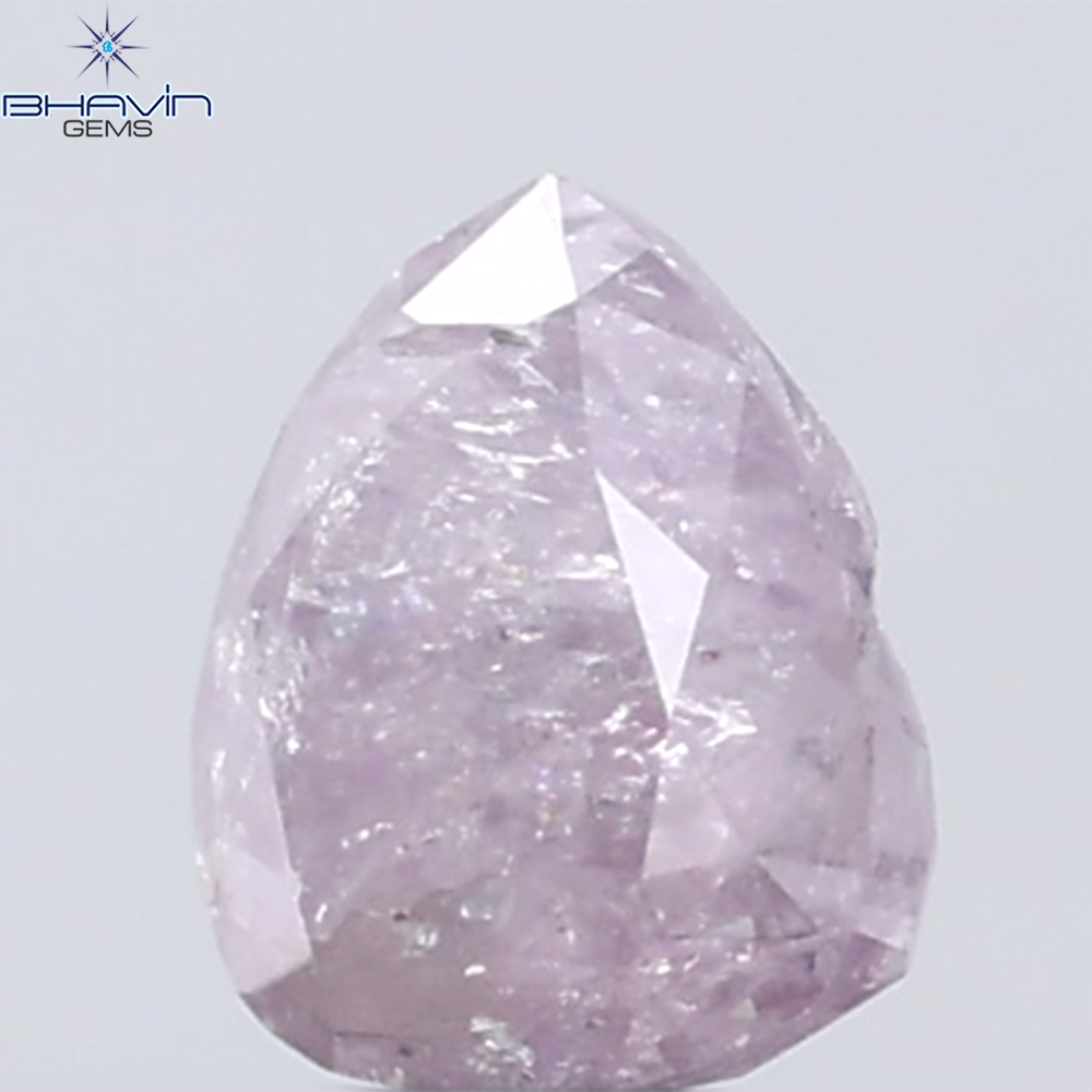 0.32 CT Pear Diamond Natural Pink Color I3 Clarity (4.31 MM)