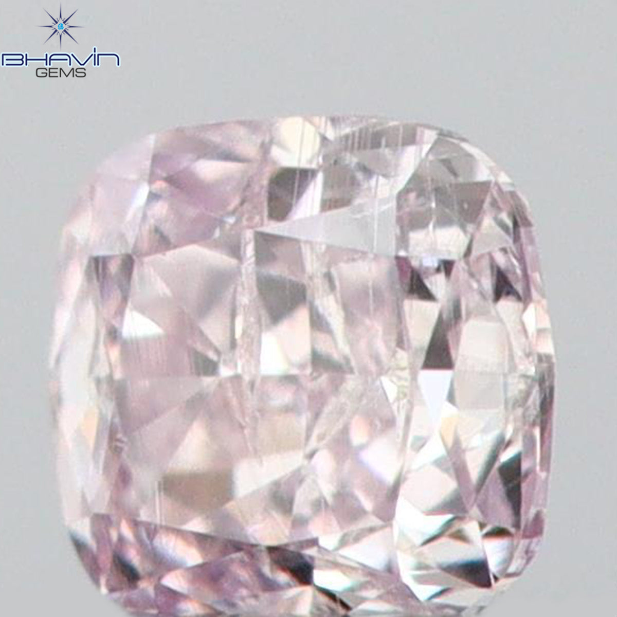 0.05 CT クッションシェイプ 天然ダイヤモンド ピンク色 I1 クラリティ (2.11 MM)
