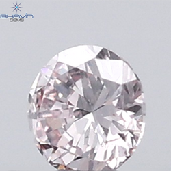 0.05 CT Round Natural Diamond Pink (Argyle) Color VS-SI Clarity