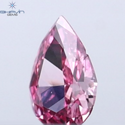 0.07 CT ペアシェイプ 天然ダイヤモンド ピンクカラー SI1 クラリティ (3.52 MM)