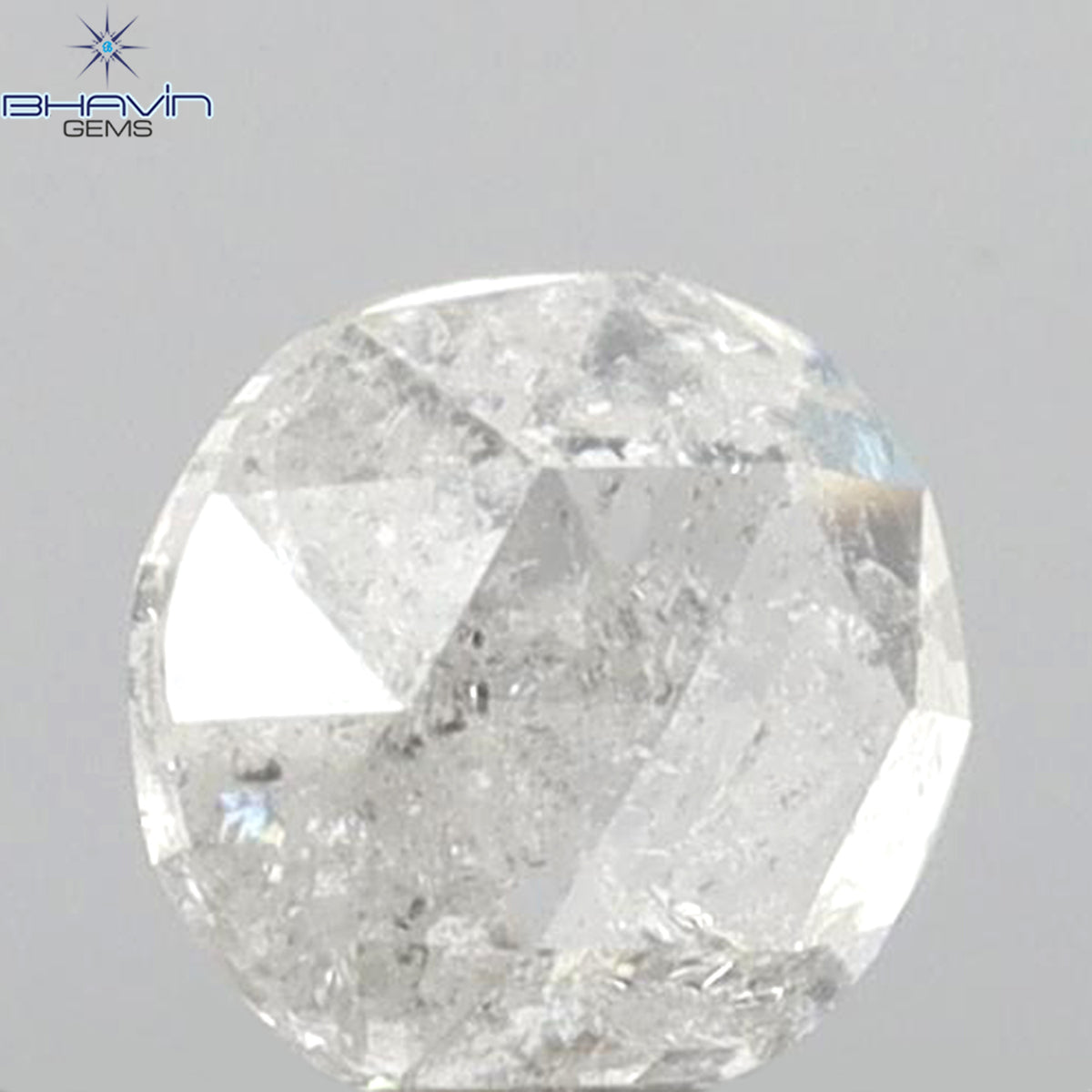 0.26 CT Round Rose Cut Shape Natural Diamond White Color I3 Clarity (4.13 MM)