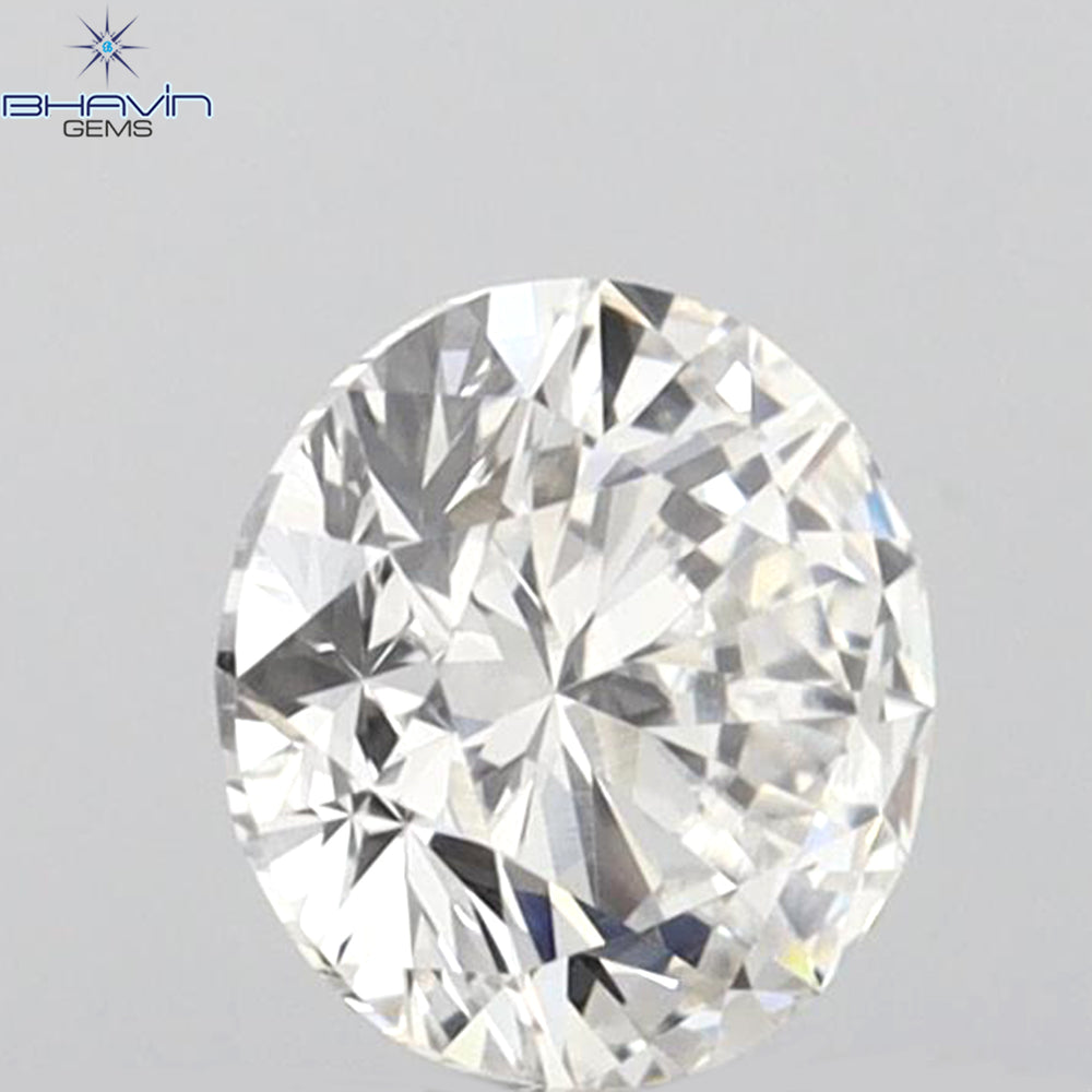 0.50 CT Round Diamond Enhanced White (D) Color VVS1 Clarity (5.04 MM)